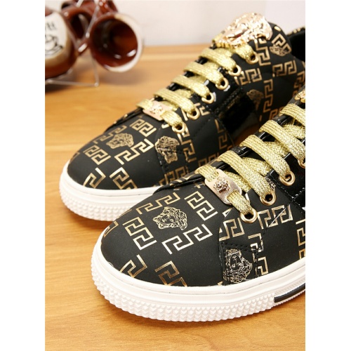 Cheap Versace Casual Shoes For Men #546968 Replica Wholesale [$72.00 USD] [ITEM#546968] on Replica Versace Flat Shoes