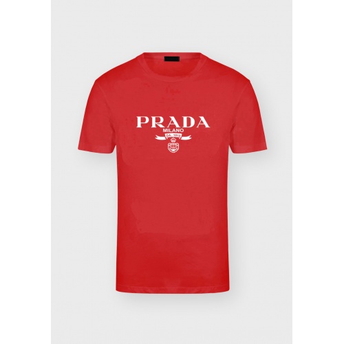 Cheap Prada T-Shirts Short Sleeved For Men #546992 Replica Wholesale [$27.00 USD] [ITEM#546992] on Replica Prada T-Shirts