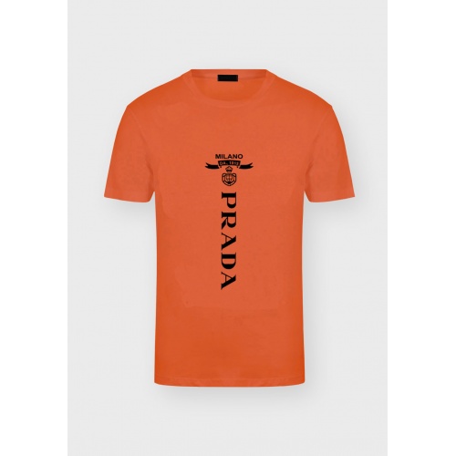 Cheap Prada T-Shirts Short Sleeved For Men #546996 Replica Wholesale [$27.00 USD] [ITEM#546996] on Replica Prada T-Shirts