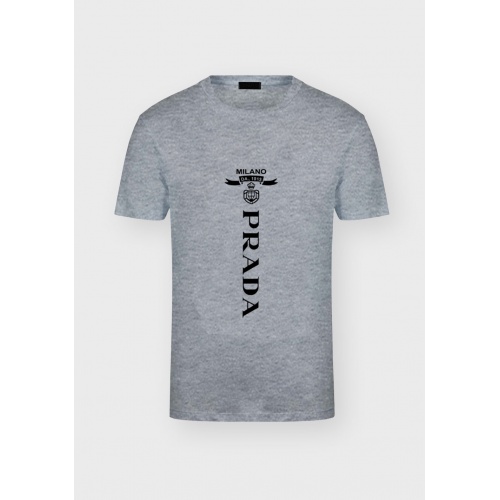 Cheap Prada T-Shirts Short Sleeved For Men #546999 Replica Wholesale [$27.00 USD] [ITEM#546999] on Replica Prada T-Shirts