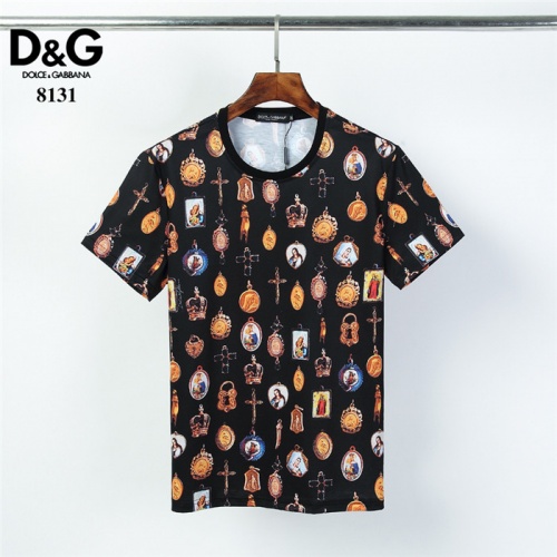 Cheap Dolce &amp; Gabbana D&amp;G T-Shirts Short Sleeved For Men #547990 Replica Wholesale [$28.00 USD] [ITEM#547990] on Replica Dolce &amp; Gabbana D&amp;G T-Shirts