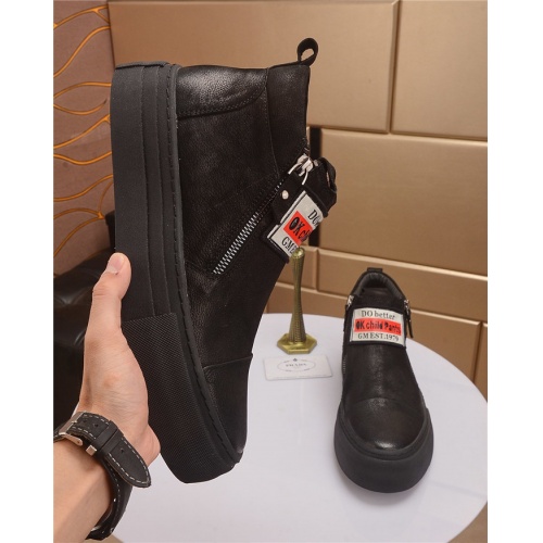 Cheap Prada High Tops Shoes For Men #548041 Replica Wholesale [$80.00 USD] [ITEM#548041] on Replica Prada High Top Shoes