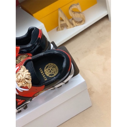 Cheap Versace Casual Shoes For Men #548330 Replica Wholesale [$80.00 USD] [ITEM#548330] on Replica Versace Shoes