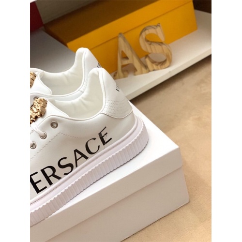 Cheap Versace Casual Shoes For Men #548335 Replica Wholesale [$80.00 USD] [ITEM#548335] on Replica Versace Shoes