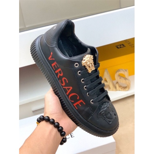 Cheap Versace Casual Shoes For Men #548337 Replica Wholesale [$80.00 USD] [ITEM#548337] on Replica Versace Shoes