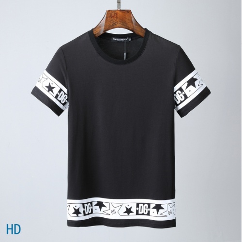 Cheap Dolce &amp; Gabbana D&amp;G T-Shirts Short Sleeved For Men #548393 Replica Wholesale [$24.00 USD] [ITEM#548393] on Replica Dolce &amp; Gabbana D&amp;G T-Shirts