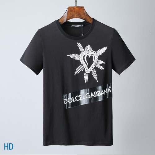 Cheap Dolce &amp; Gabbana D&amp;G T-Shirts Short Sleeved For Men #548398 Replica Wholesale [$24.00 USD] [ITEM#548398] on Replica Dolce &amp; Gabbana D&amp;G T-Shirts