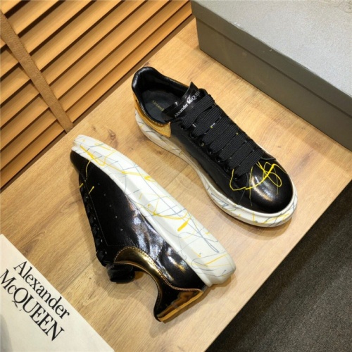 Cheap Alexander McQueen Casual Shoes For Men #548573 Replica Wholesale [$82.00 USD] [ITEM#548573] on Replica Alexander McQueen Casual Shoes