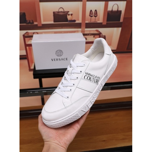 Cheap Versace Casual Shoes For Men #548592 Replica Wholesale [$72.00 USD] [ITEM#548592] on Replica Versace Shoes