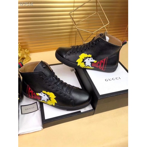 Cheap Versace High Tops Shoes For Men #548595 Replica Wholesale [$80.00 USD] [ITEM#548595] on Replica Versace High Tops Shoes