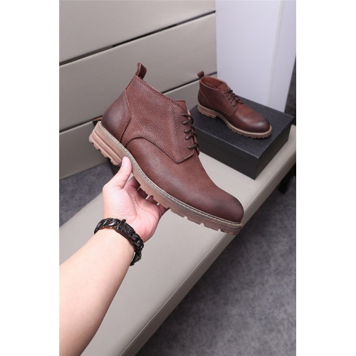 Cheap Prada Boots For Men #548614 Replica Wholesale [$88.00 USD] [ITEM#548614] on Replica Prada Boots