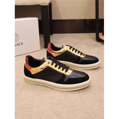 Cheap Versace Casual Shoes For Men #548713 Replica Wholesale [$76.00 USD] [ITEM#548713] on Replica Versace Shoes