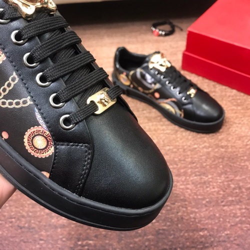 Cheap Versace Casual Shoes For Men #549484 Replica Wholesale [$76.00 USD] [ITEM#549484] on Replica Versace Shoes