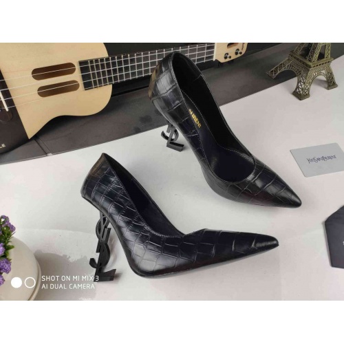 Cheap Yves Saint Laurent YSL High-Heeled Shoes For Women #549681 Replica Wholesale [$115.00 USD] [ITEM#549681] on Replica Yves Saint Laurent YSL High-Heeled Shoes