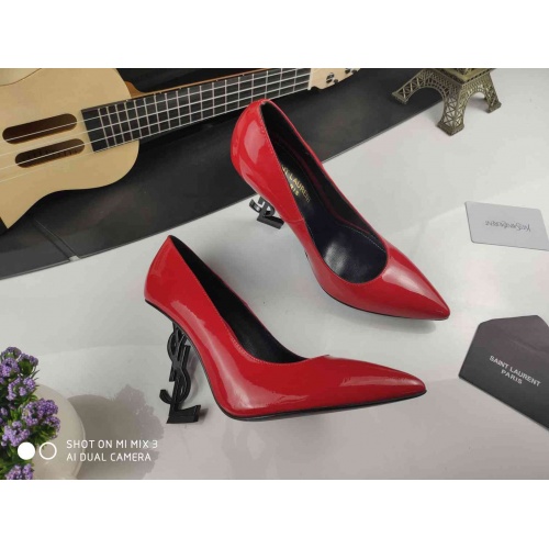 Cheap Yves Saint Laurent YSL High-Heeled Shoes For Women #549682 Replica Wholesale [$115.00 USD] [ITEM#549682] on Replica Yves Saint Laurent YSL High-Heeled Shoes