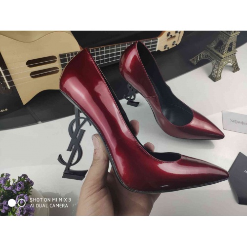 Cheap Yves Saint Laurent YSL High-Heeled Shoes For Women #549684 Replica Wholesale [$115.00 USD] [ITEM#549684] on Replica Yves Saint Laurent YSL High-Heeled Shoes