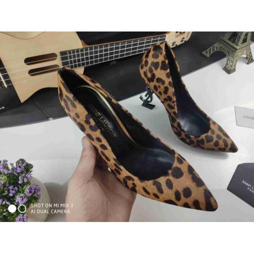 Cheap Yves Saint Laurent YSL High-Heeled Shoes For Women #549687 Replica Wholesale [$115.00 USD] [ITEM#549687] on Replica Yves Saint Laurent YSL High-Heeled Shoes