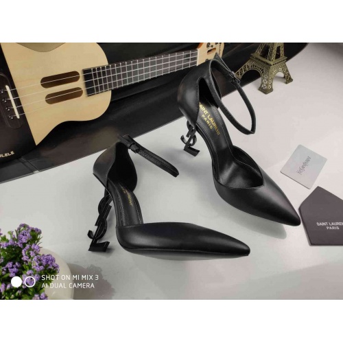 Cheap Yves Saint Laurent YSL High-Heeled Shoes For Women #549689 Replica Wholesale [$108.00 USD] [ITEM#549689] on Replica Yves Saint Laurent YSL High-Heeled Shoes