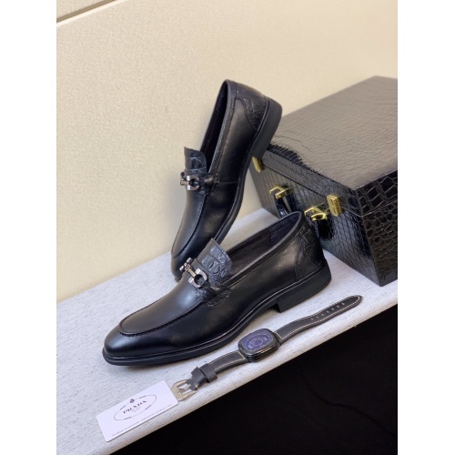 Cheap Prada Leather Shoes For Men #549755 Replica Wholesale [$80.00 USD] [ITEM#549755] on Replica Prada Leather Shoes