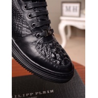 Cheap Philipp Plein PP High Tops Shoes For Men #550091 Replica Wholesale [$85.00 USD] [ITEM#550091] on Replica Philipp Plein PP High Tops Shoes