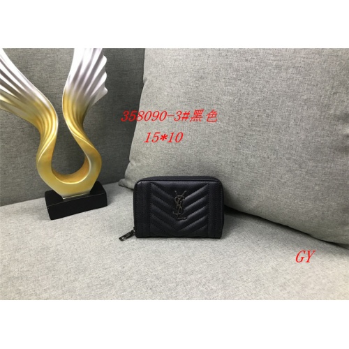 Cheap Yves Saint Laurent YSL Fashion Wallets #550538 Replica Wholesale [$16.00 USD] [ITEM#550538] on Replica Yves Saint Laurent YSL Wallets