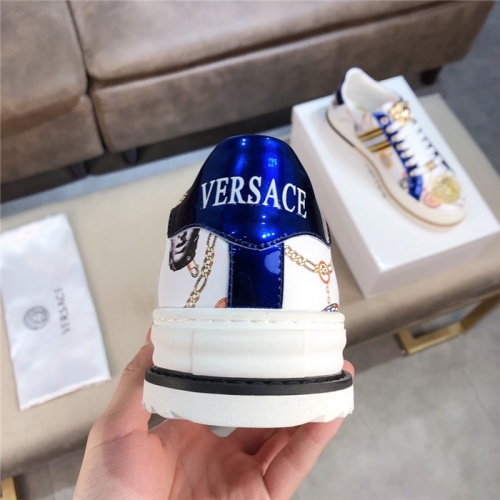 Cheap Versace Casual Shoes For Men #550695 Replica Wholesale [$76.00 USD] [ITEM#550695] on Replica Versace Shoes