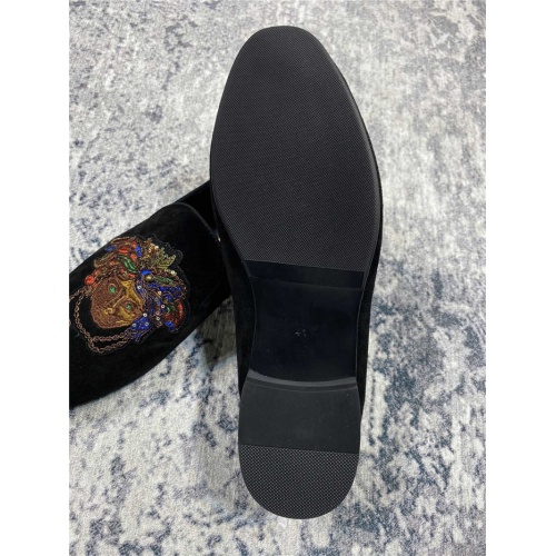 Cheap Versace Leather Shoes For Men #550796 Replica Wholesale [$72.00 USD] [ITEM#550796] on Replica Versace Leather Shoes