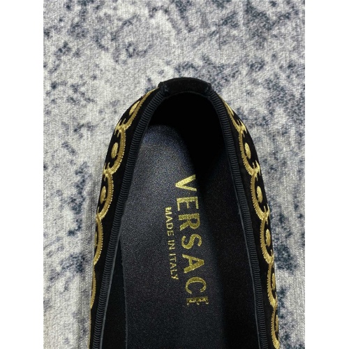 Cheap Versace Leather Shoes For Men #550797 Replica Wholesale [$72.00 USD] [ITEM#550797] on Replica Versace Leather Shoes