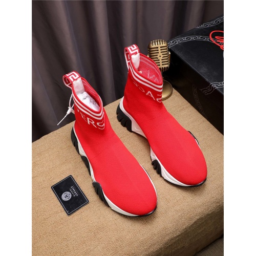 Cheap Versace Boots For Men #550942 Replica Wholesale [$76.00 USD] [ITEM#550942] on Replica Versace Boots