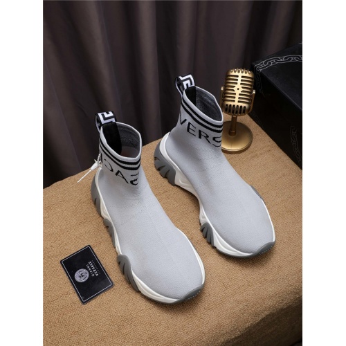 Cheap Versace Boots For Men #550945 Replica Wholesale [$76.00 USD] [ITEM#550945] on Replica Versace Boots