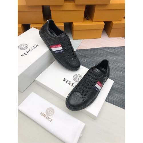Cheap Versace Casual Shoes For Men #550950 Replica Wholesale [$80.00 USD] [ITEM#550950] on Replica Versace Shoes
