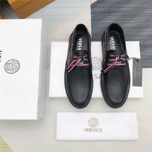 Cheap Versace Casual Shoes For Men #550965 Replica Wholesale [$82.00 USD] [ITEM#550965] on Replica Versace Shoes