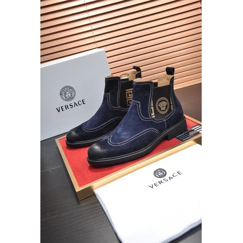 Cheap Versace Boots For Men #551725 Replica Wholesale [$112.00 USD] [ITEM#551725] on Replica Versace Boots