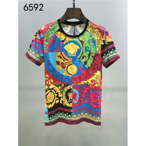 Cheap Versace T-Shirts Short Sleeved For Men #551889 Replica Wholesale [$27.00 USD] [ITEM#551889] on Replica Versace T-Shirts