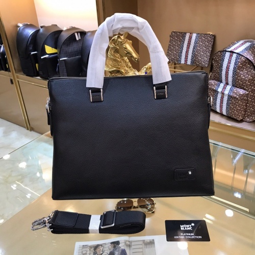 Cheap Mont Blanc AAA Man Handbags #552189 Replica Wholesale [$122.00 USD] [ITEM#552189] on Replica Mont Blanc AAA Man Handbags