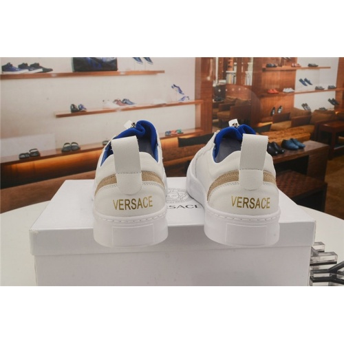 Cheap Versace Casual Shoes For Men #552266 Replica Wholesale [$80.00 USD] [ITEM#552266] on Replica Versace Flat Shoes