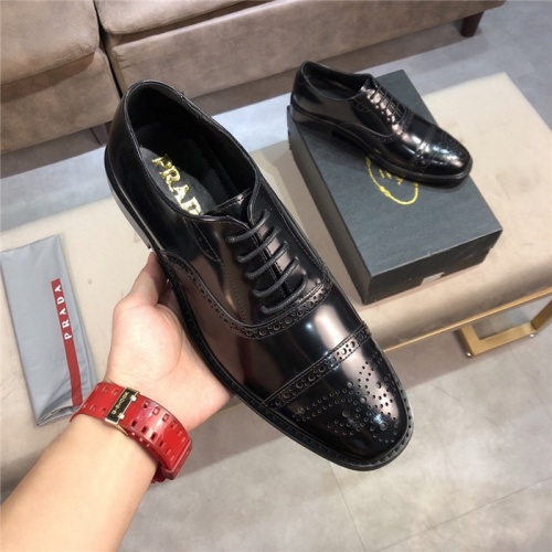 Cheap Prada Leather Shoes For Men #552518 Replica Wholesale [$96.00 USD] [ITEM#552518] on Replica Prada Leather Shoes
