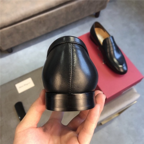 Cheap Salvatore Ferragamo Leather Shoes For Men #552527 Replica Wholesale [$96.00 USD] [ITEM#552527] on Replica Salvatore Ferragamo Leather Shoes