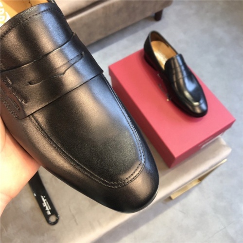 Cheap Salvatore Ferragamo Leather Shoes For Men #552527 Replica Wholesale [$96.00 USD] [ITEM#552527] on Replica Salvatore Ferragamo Leather Shoes