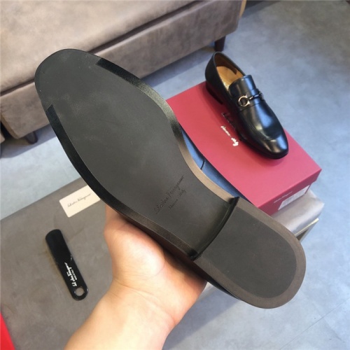 Cheap Salvatore Ferragamo Leather Shoes For Men #552530 Replica Wholesale [$96.00 USD] [ITEM#552530] on Replica Salvatore Ferragamo Leather Shoes