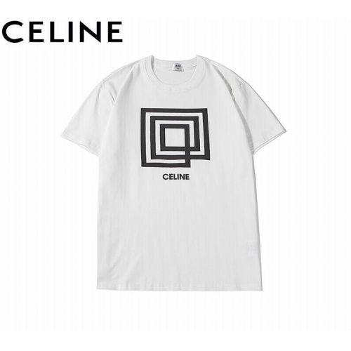 Cheap Celine T-Shirts Short Sleeved For Men #552591 Replica Wholesale [$24.00 USD] [ITEM#552591] on Replica Celine T-Shirts