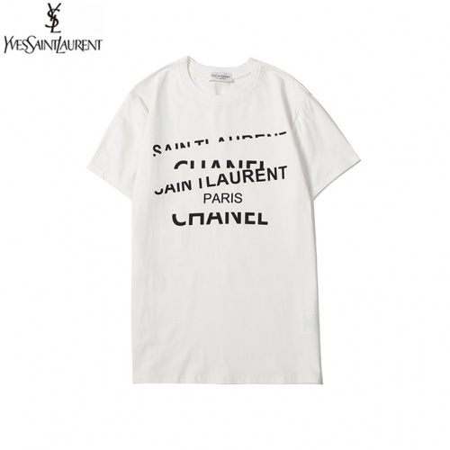 Cheap Yves Saint Laurent YSL T-shirts Short Sleeved For Men #552905 Replica Wholesale [$24.00 USD] [ITEM#552905] on Replica Yves Saint Laurent YSL T-shirts