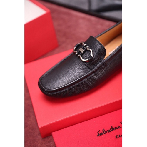 Cheap Salvatore Ferragamo Leather Shoes For Men #553008 Replica Wholesale [$72.00 USD] [ITEM#553008] on Replica Salvatore Ferragamo Leather Shoes