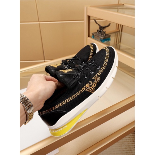 Cheap Versace Casual Shoes For Men #553016 Replica Wholesale [$68.00 USD] [ITEM#553016] on Replica Versace Shoes