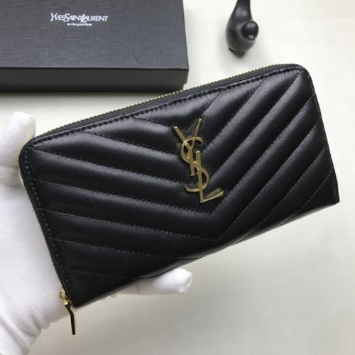 Cheap Yves Saint Laurent YSL AAA Quality Wallets #553184 Replica Wholesale [$45.00 USD] [ITEM#553184] on Replica Yves Saint Laurent AAA Wallets