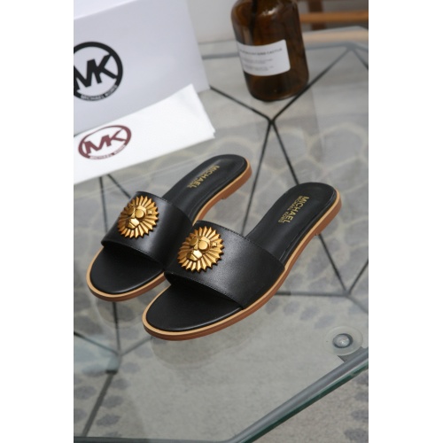Cheap Michael Kors Slippers For Women #554130 Replica Wholesale [$68.00 USD] [ITEM#554130] on Replica Michael Kors Shoes
