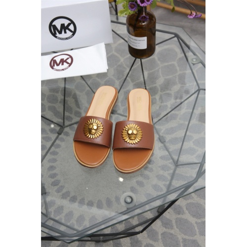 Cheap Michael Kors Slippers For Women #554133 Replica Wholesale [$68.00 USD] [ITEM#554133] on Replica Michael Kors Shoes