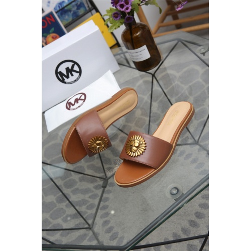 Cheap Michael Kors Slippers For Women #554133 Replica Wholesale [$68.00 USD] [ITEM#554133] on Replica Michael Kors Shoes