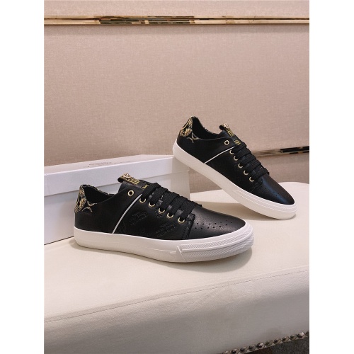 Cheap Versace Casual Shoes For Men #554745 Replica Wholesale [$76.00 USD] [ITEM#554745] on Replica Versace Flat Shoes