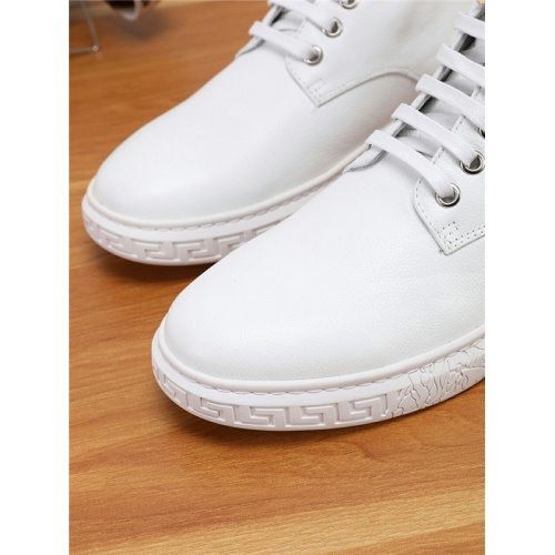 Cheap Versace High Tops Shoes For Men #556239 Replica Wholesale [$83.00 USD] [ITEM#556239] on Replica Versace High Tops Shoes